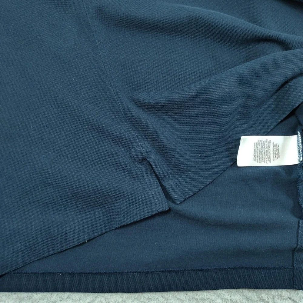 Polo Ralph Lauren Polo Shirt Mens Large Blue Hooded Colorblock Tricolor